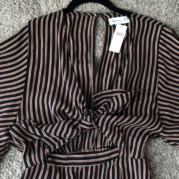 Anthropologie Striped Jumpsuit - Picture 3 of 5
